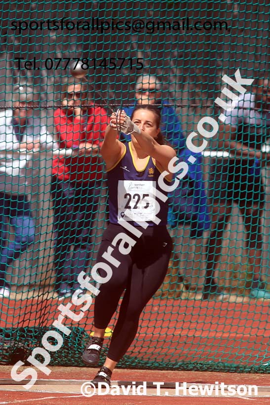 Senior Womens hammer, 2024 Northern Senior and Under-20s Track and Field Champs, Middlesbrough.  Photo: David T. Hewitson/Sports for All Pics